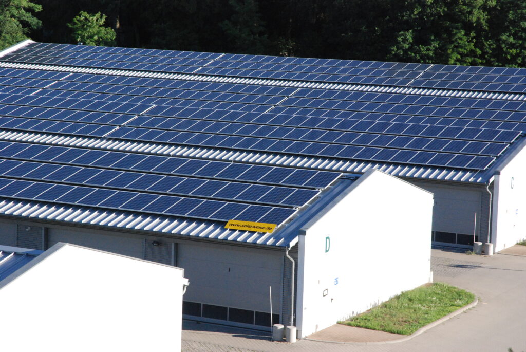 Carports von SolarWeie bei der Polizei Potsdam